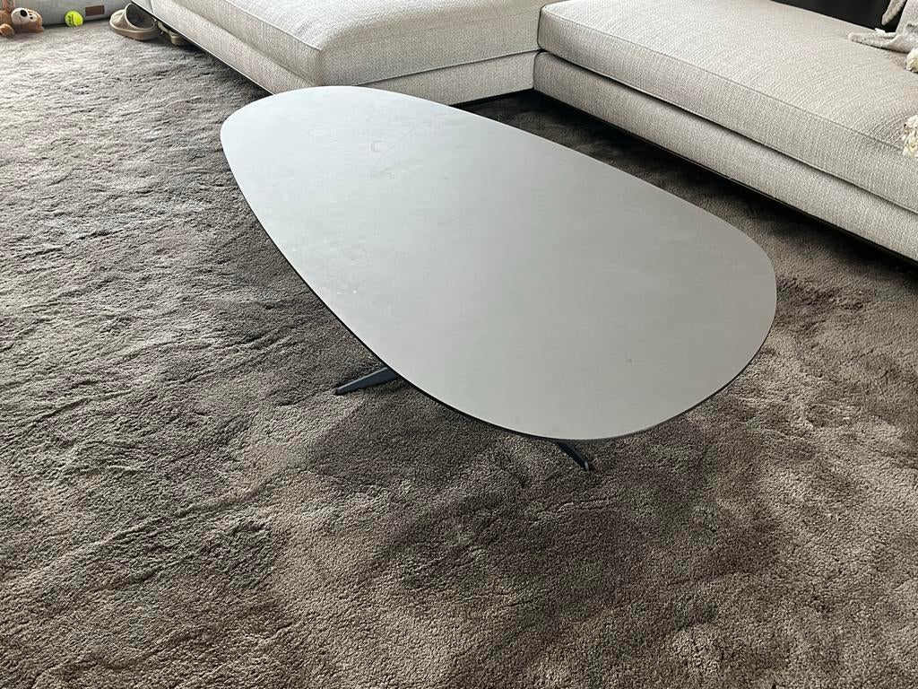Salontafel van Houtmerk. 145x76, Ophalen, Gebruikt, 100 tot 150 cm, 50 tot 100 cm