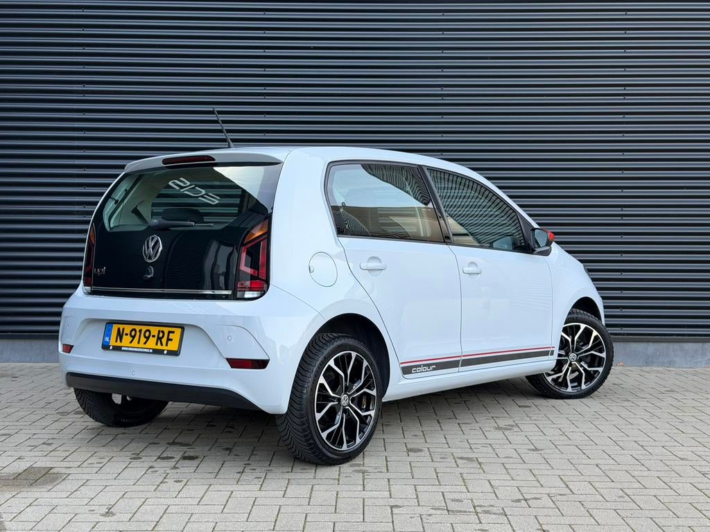 Volkswagen Up! 1.0 |Airco|Cruise|Stoelverw|PDC|16 LMV|5 deur, Voorwielaandrijving, Stof, 4 stoelen, Wit