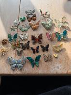 Diverse broches en hangers van vlinders, Ophalen of Verzenden, Zo goed als nieuw, Overige kleuren, Overige materialen