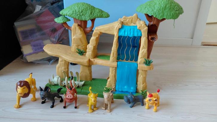 Lion king speelset, Verzamelen, Poppetjes en Figuurtjes, Zo goed als nieuw, Ophalen of Verzenden