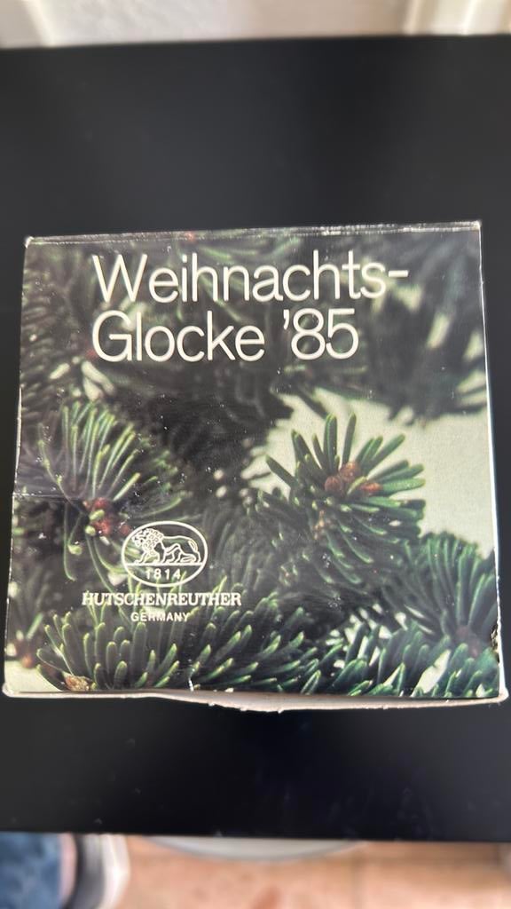 Kerstversiering; klokje Hutschenreuther, Ophalen, Zo goed als nieuw