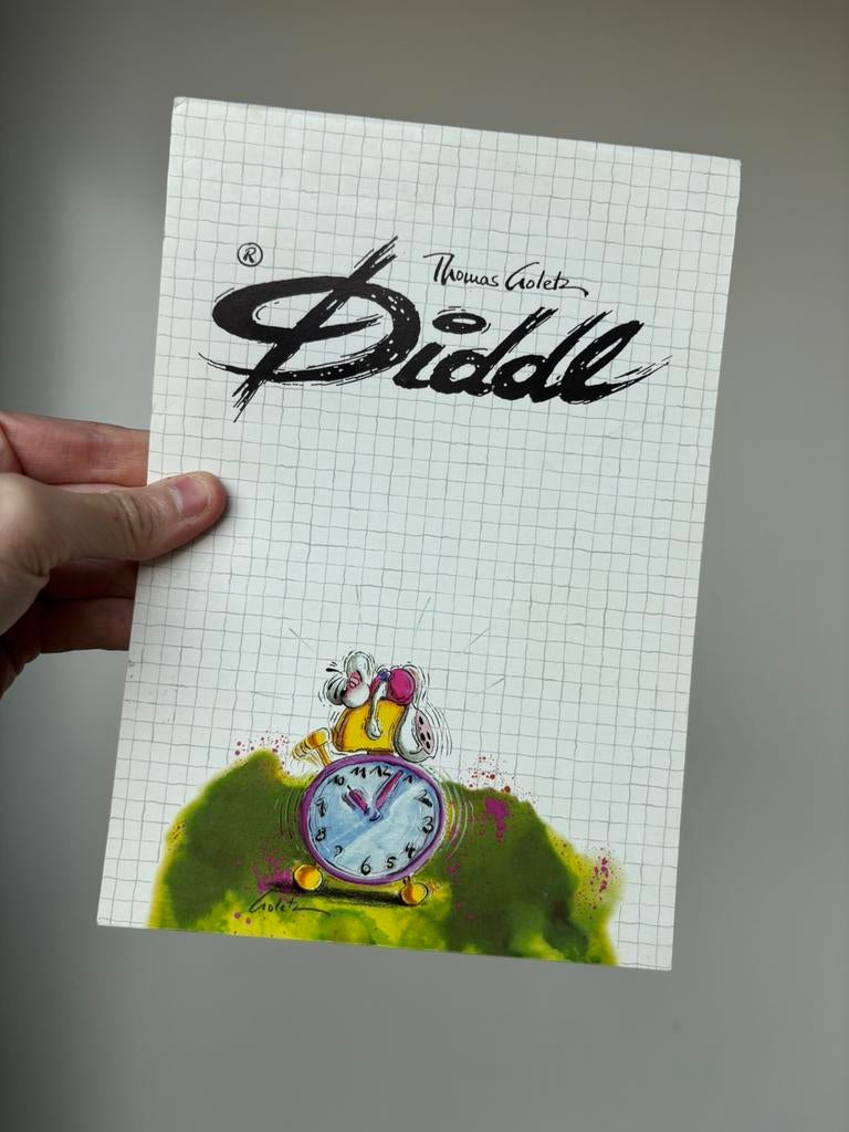 Diddl A5 blok nummer 116 zeldzaam, Verzamelen, Diddl, Ophalen of Verzenden, Diddl, Zo goed als nieuw, Papier, Kaart of Schrift
