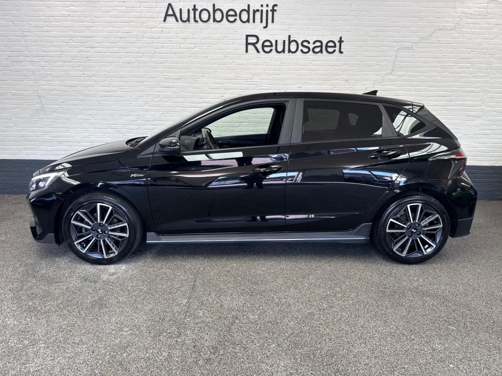 Hyundai I20 1.0 T-GDI N Line 120pk Automaat Clima CarPlay Ca, Auto's, Hyundai, Automaat, Gebruikt, Met garantie (alle), Zwart