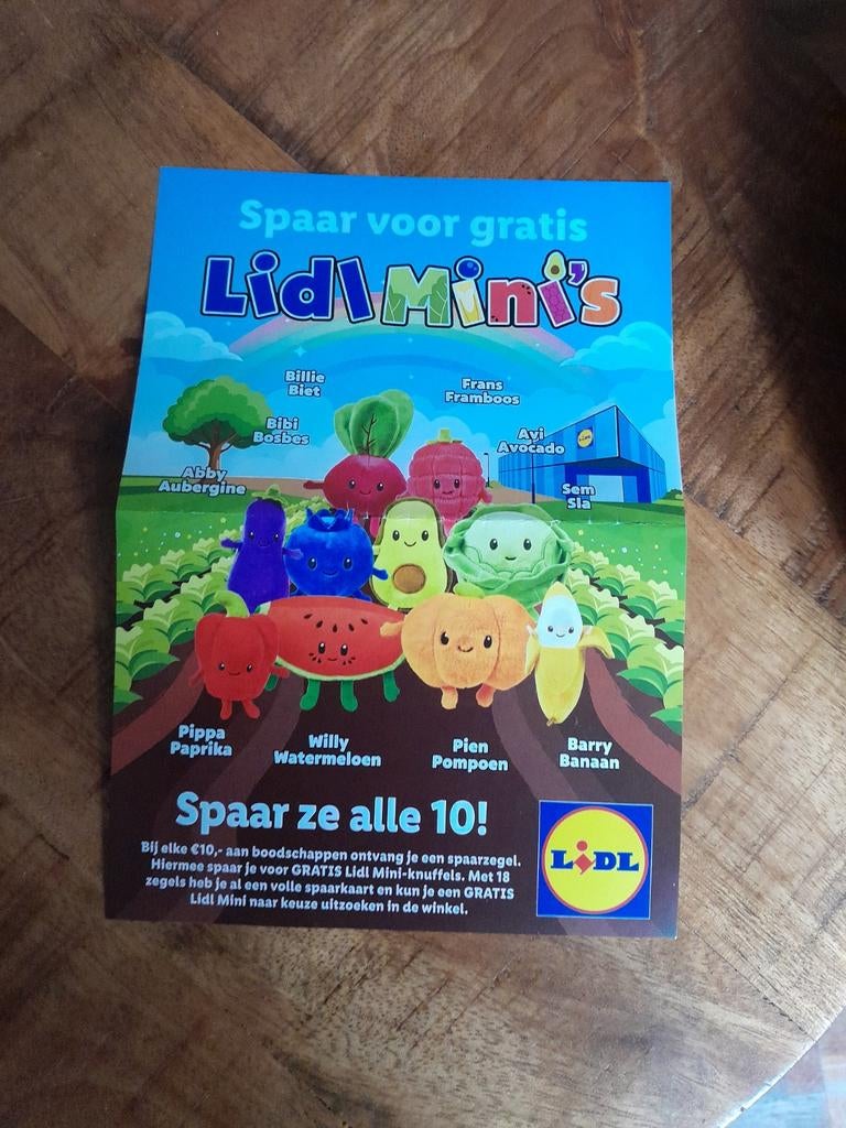 LIDL MINI'S -  6 losse zegels - Lidl minis, Verzamelen, Supermarktacties, Lidl, Ophalen of Verzenden