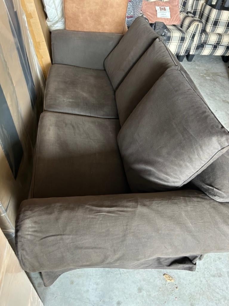 Bedbank, slaapbank 140/160, Huis en Inrichting, Slaapkamer | Slaapbanken, Ophalen, Gebruikt, Bruin, Tweepersoons