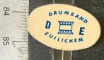 speld, Zuilichem drumband D.E., Door Eensgezindheid  (P1, Verzamelen, Verzenden, Gebruikt, Overige onderwerpen, Speldje of Pin