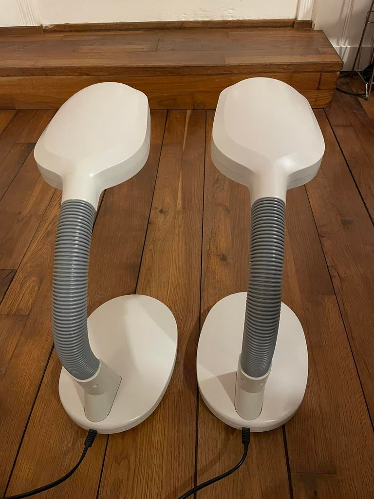 Set identieke Livarno Lux bureaulampen / tafellampen, Ophalen of Verzenden, Zo goed als nieuw, Kunststof, Minder dan 50 cm
