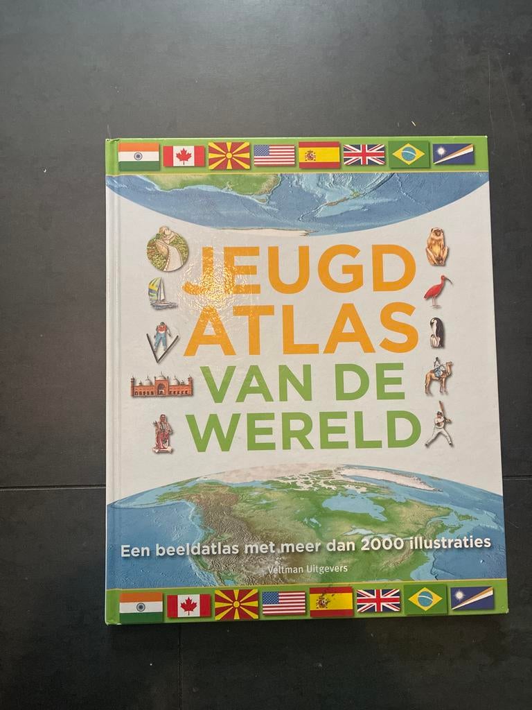 Jeugdatlas van de Wereld - Veltman Uitgevers, Boeken, Atlassen en Landkaarten, Overige atlassen, 2000 tot heden, Ophalen of Verzenden