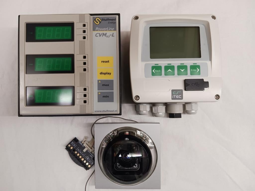 Energiemeter Stuifmeel+ Datalog. CS instrum. + Camera Siedle, Verzenden, Gebruikt