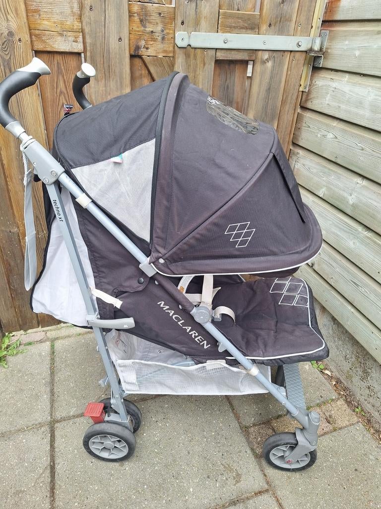 Maclaren Techno XT buggy, Kinderen en Baby's, Buggy's, Gebruikt, Maclaren, Verstelbare rugleuning, Zonnekap, Ophalen