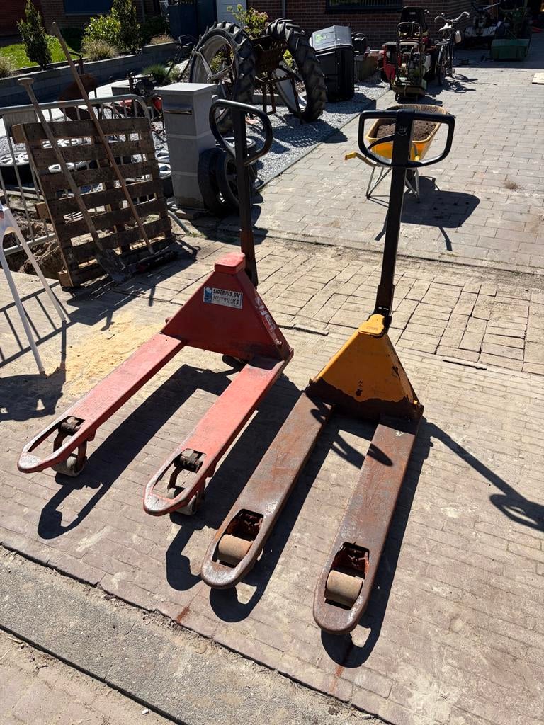 Palletwagen 2x opknappers, Ophalen of Verzenden