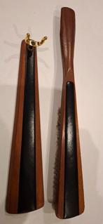 Vintage schoenpoetsset met borstel en hanger, Ophalen of Verzenden, Gebruikt