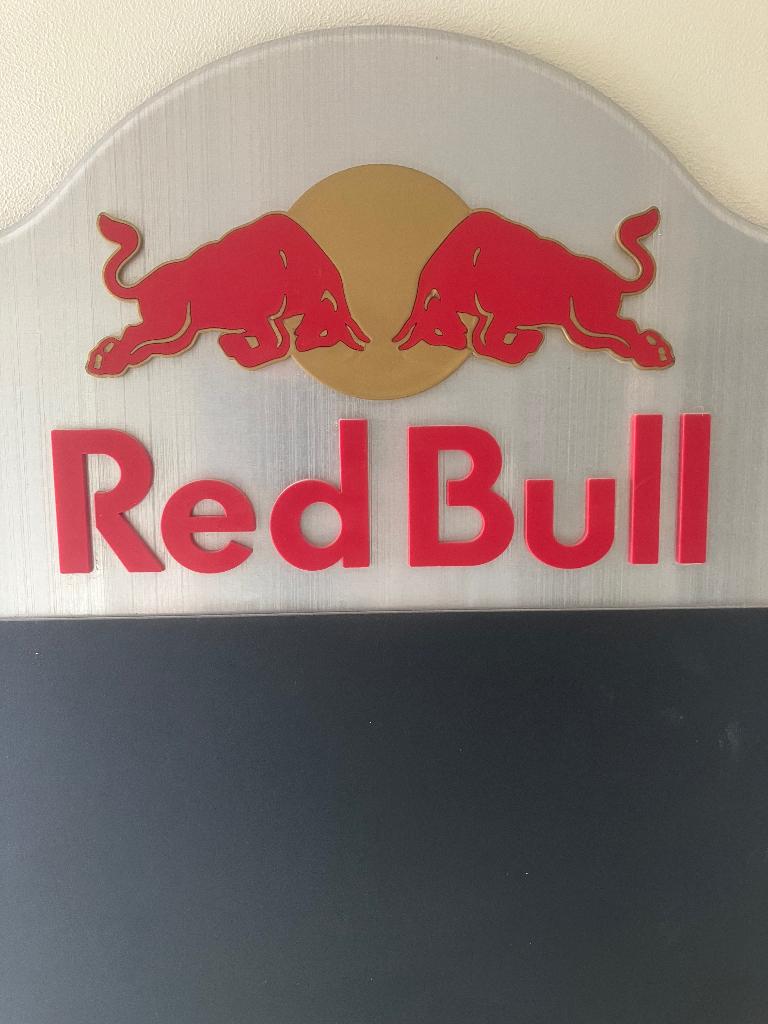 Redbull krijtbord, Ophalen, Zo goed als nieuw, Reclamebord