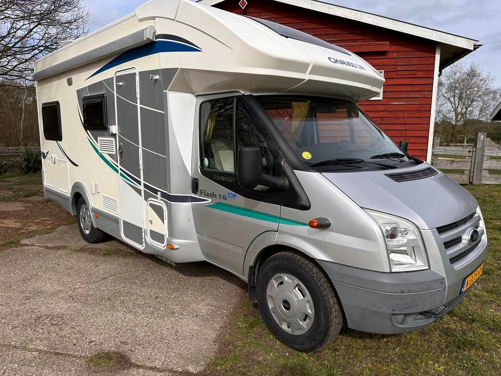 Ford Chausson Flash 4pers lengtebedden (140pk) 2011 78.300km, Caravans en Kamperen, Campers, Ford, Chausson, Particulier, 6 tot 7 meter