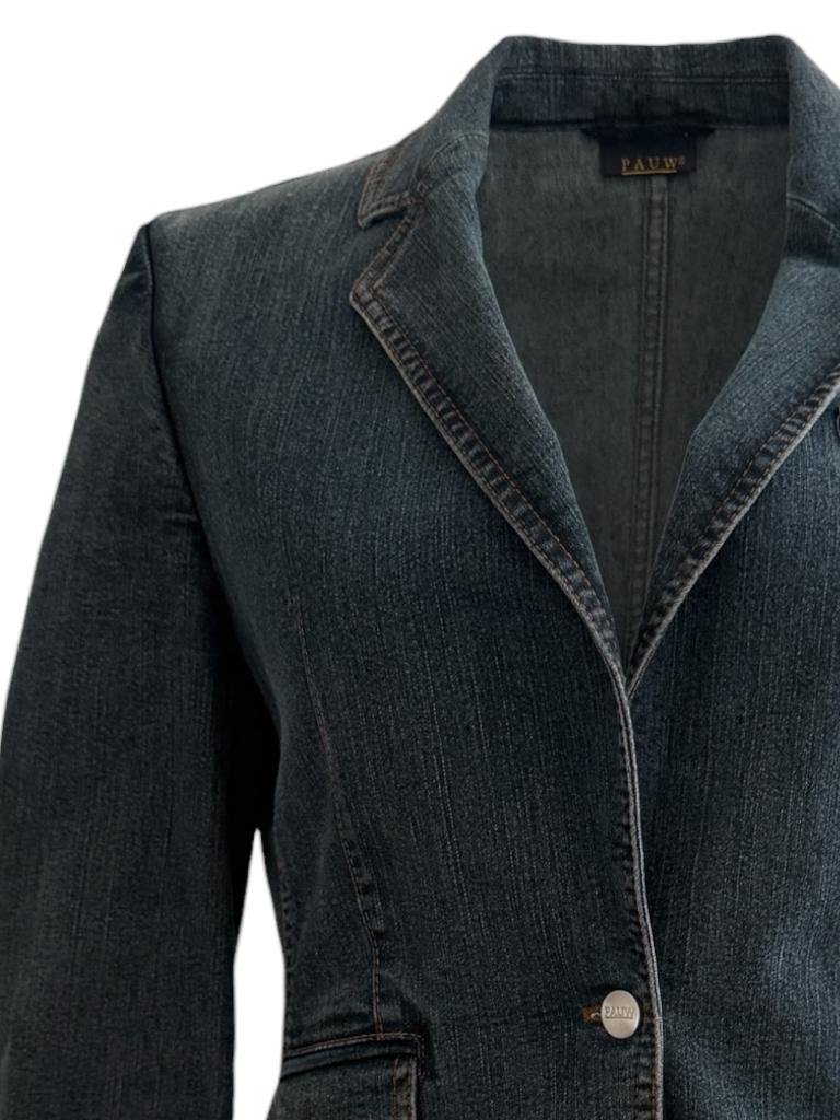 Pauw blazer M, Kleding | Dames, Maat 38/40 (M), Blauw, Ophalen of Verzenden, Zo goed als nieuw