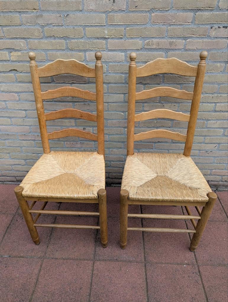 4 Staphorster eethoek stoelen, Antiek en Kunst, Ophalen