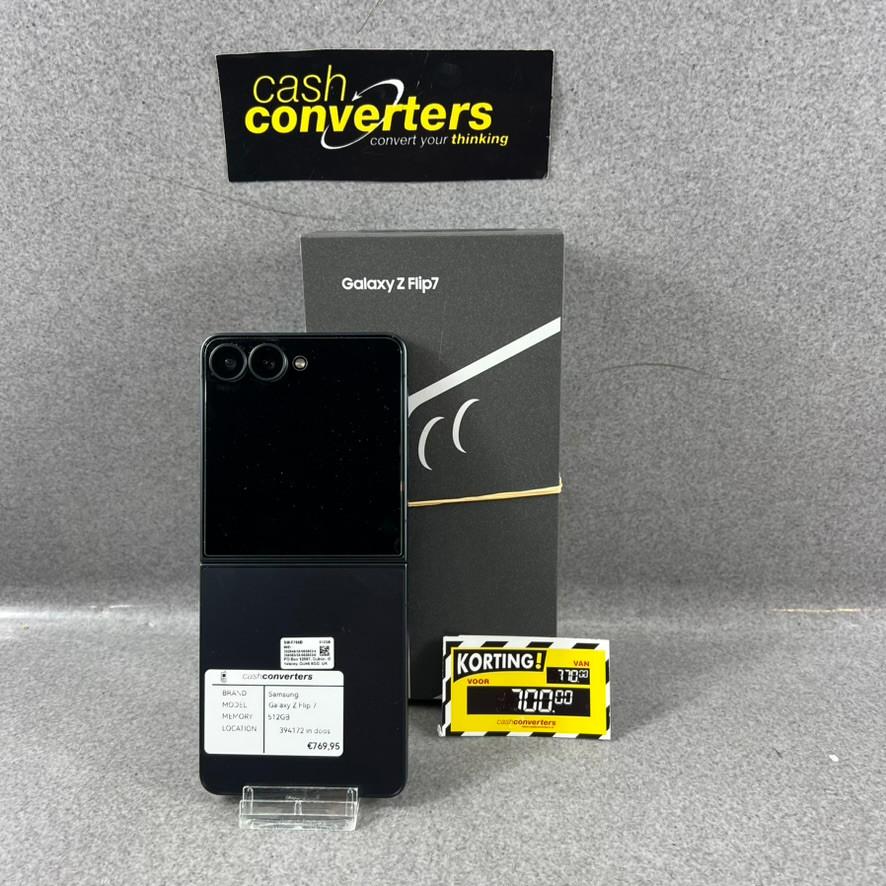 Samsung Galaxy Z Flip 7 | 512GB | SALE | 394172, Zwart, Ophalen of Verzenden, Zo goed als nieuw, Zonder simlock