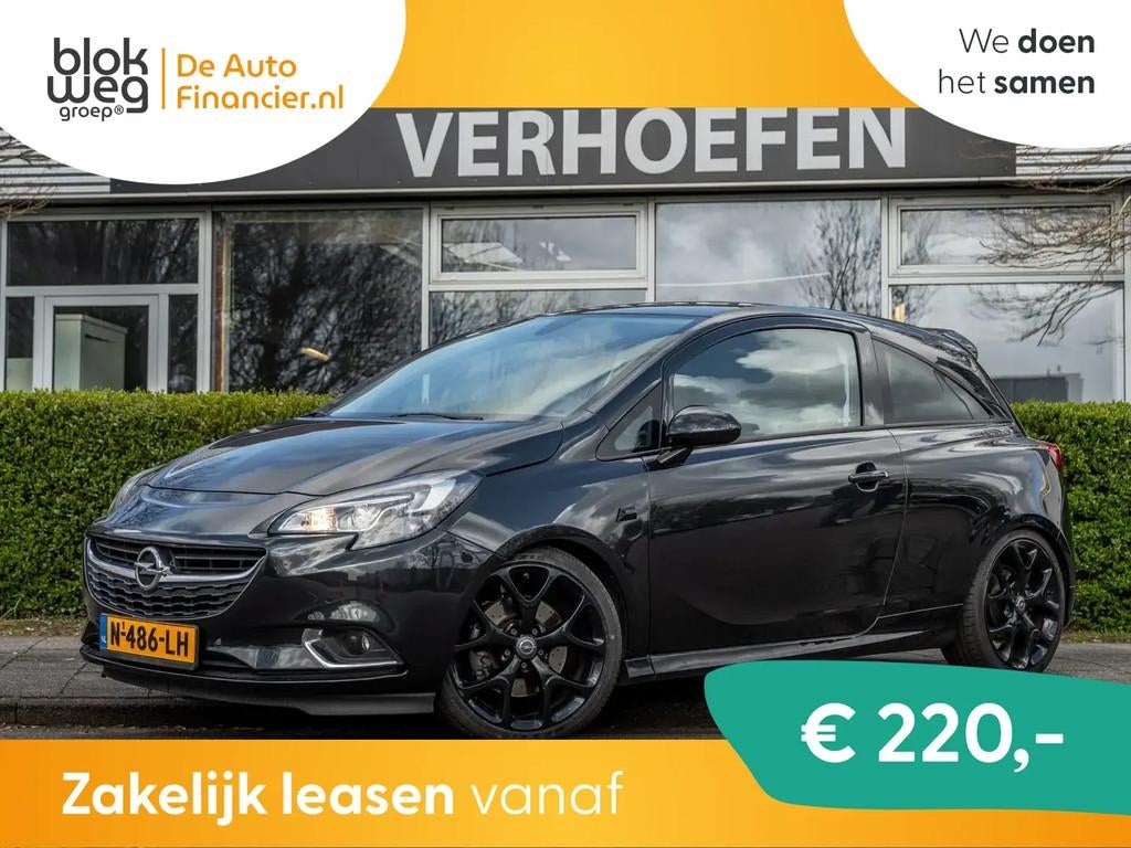 Opel Corsa 1.6 Turbo OPC - APPLE CARPLAY - KUIP € 12.950,0, Auto's, Opel, Gebruikt, Leder en Stof, Zwart, Bedrijf