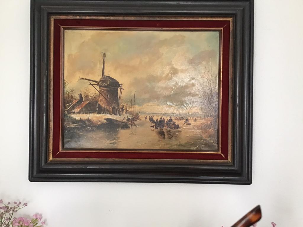 Olieverf schilderij, Antiek en Kunst, Kunst | Schilderijen | Klassiek, Ophalen of Verzenden