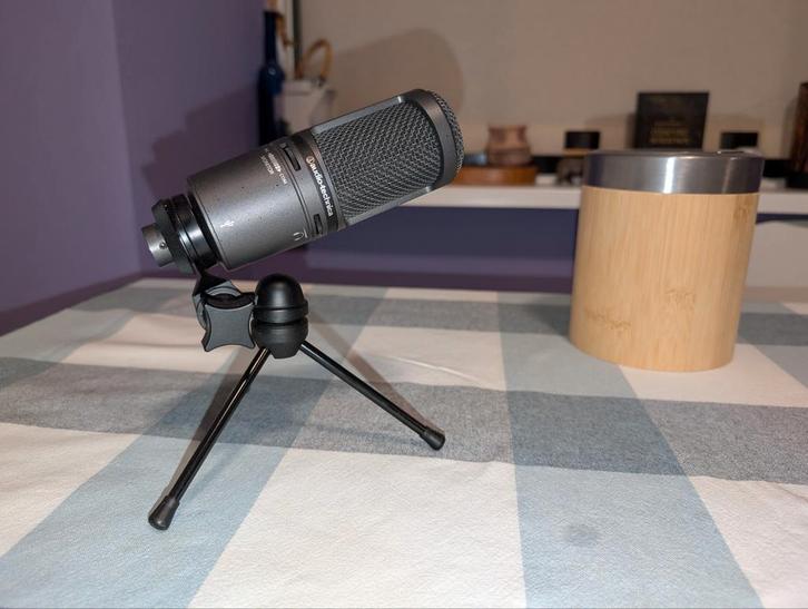 Audio-Technica AT2020USB+ USB-Condensatormicrofoon, Muziek en Instrumenten, Microfoons, Zo goed als nieuw, Studiomicrofoon, Ophalen of Verzenden