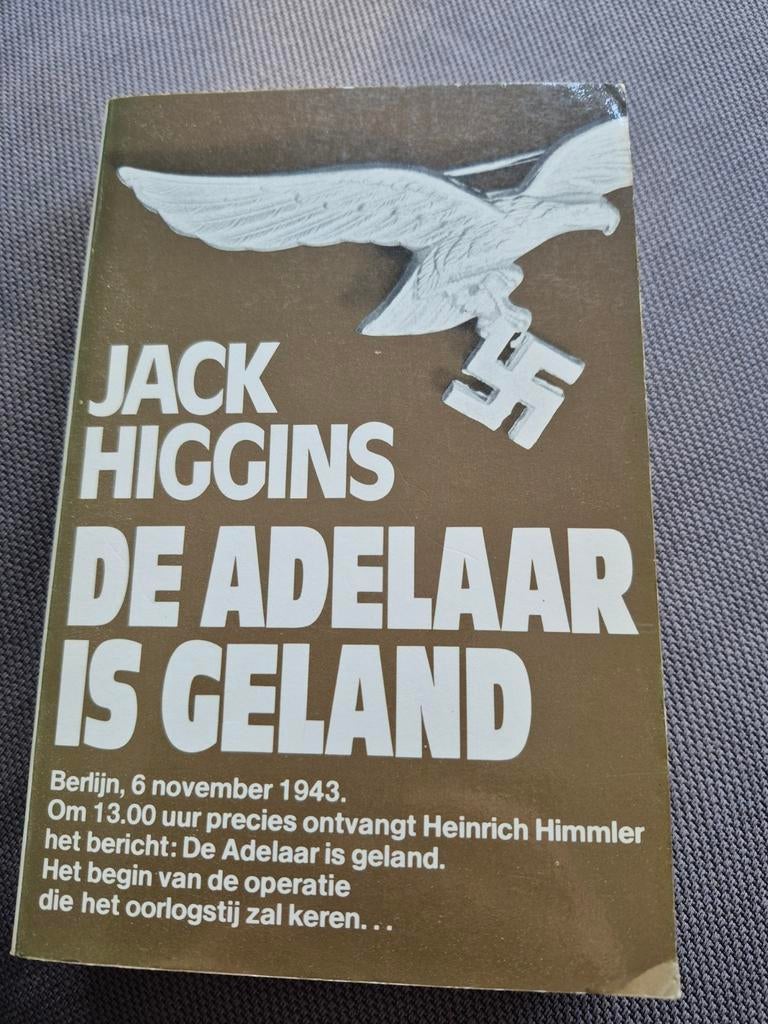 De Adelaar is Gelande - Jack Higgins (Tweede Wereldoorlog), Boeken, Ophalen of Verzenden, Jack Higgins, Algemeen, Tweede Wereldoorlog