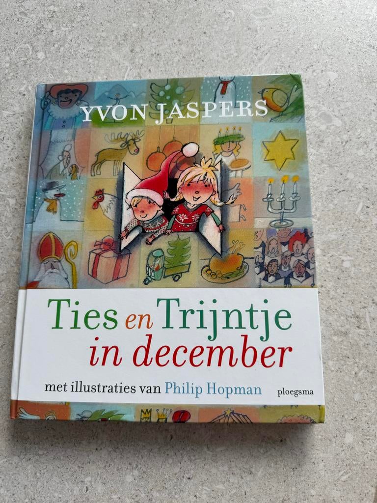 Ties en Trijntje in december - Yvon Jaspers (Kinderboek), Ophalen of Verzenden, Zo goed als nieuw, Fictie algemeen