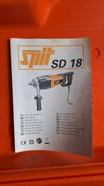 Spit SD18 pottenboor potboormachine boormachine, Boormachine, ., Ophalen of Verzenden, Zo goed als nieuw