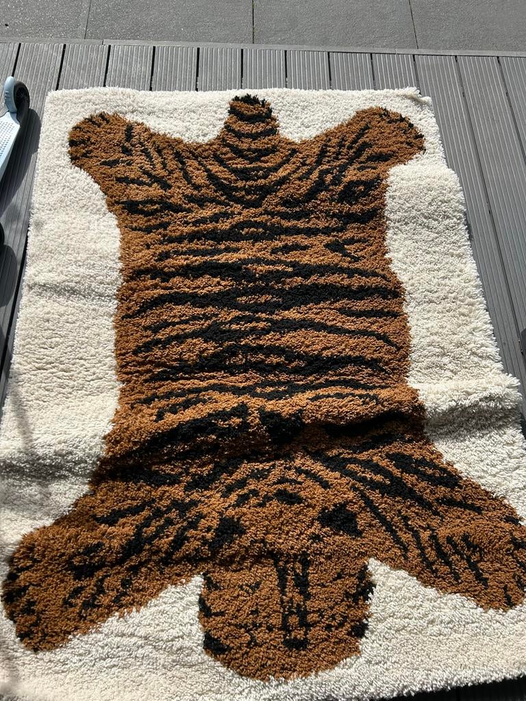 Kinder vloerkleed, Huis en Inrichting, Stoffering | Tapijten en Kleden, Ophalen, 50 tot 100 cm, Zo goed als nieuw, Crème