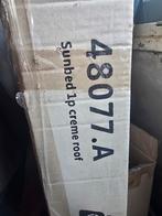 Ligbed met zonnedak, Tuin en Terras, Ophalen, Nieuw, Metaal