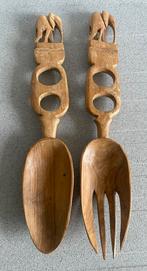 Prachtig groot houten slabestek olifant Afrika hout, Ophalen of Verzenden, Zo goed als nieuw, Hout