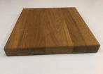 Eiken 102 x 12 x 4 cm geschaafd + kops Eiken serveerplank, Doe-het-zelf en Verbouw, Hout en Planken, 25 tot 50 mm, Eiken, Nieuw