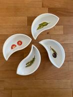 Set van 4 Italiaanse melamine schaaltjes, Overige materialen, Ophalen of Verzenden, Overige stijlen, Schaal of Schalen