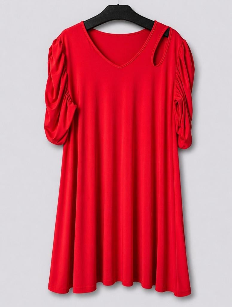 Magna  Tuniek ( koraal )  52-54, Kleding | Dames, Grote Maten, Magna, Ophalen of Verzenden, Zo goed als nieuw, Blouse of Tuniek