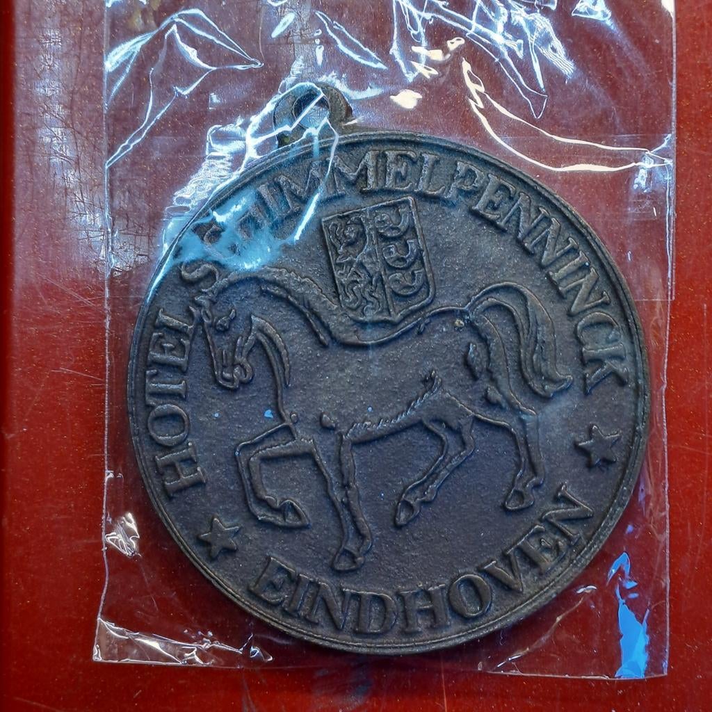 Penning Hotel Schimmelpenninck Eindhoven, Postzegels en Munten, Penningen en Medailles, Ophalen of Verzenden