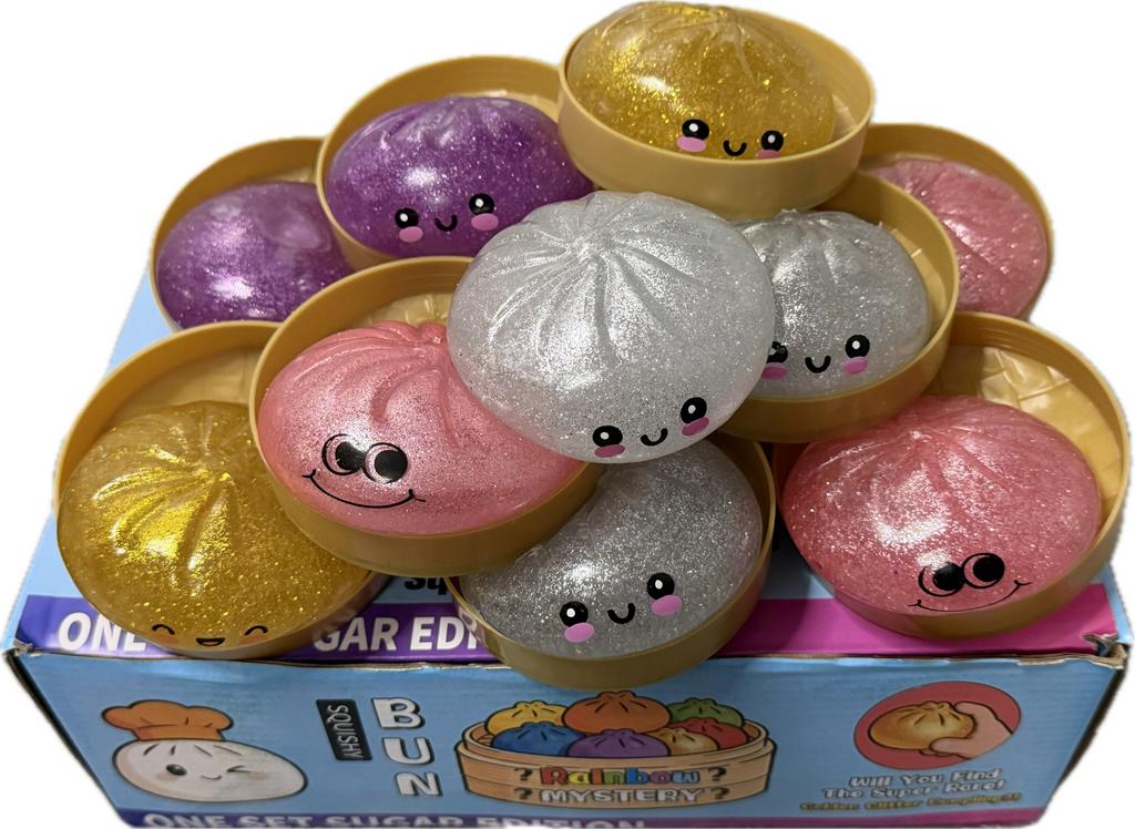 Glitter Dumpling squishy, Ophalen of Verzenden, Nieuw
