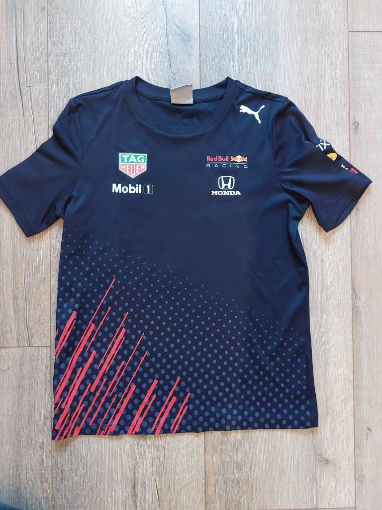 Red Bull t shirt maat 152, Kinderen en Baby's, Kinderkleding | Maat 152, Jongen of Meisje, Puma, Ophalen of Verzenden, Zo goed als nieuw
