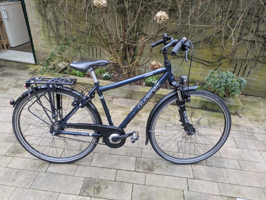 Gudereit fiets met 11 versnellingen (Shimano Alfine), Gebruikt, Velgrem, Versnellingen, Minder dan 49 cm