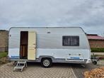 Dethleffs Newline 450 S caravan bwjaar 2000, Caravans en Kamperen, Caravans, Dwarsbed, Treinzit, 750 - 1000 kg, Particulier
