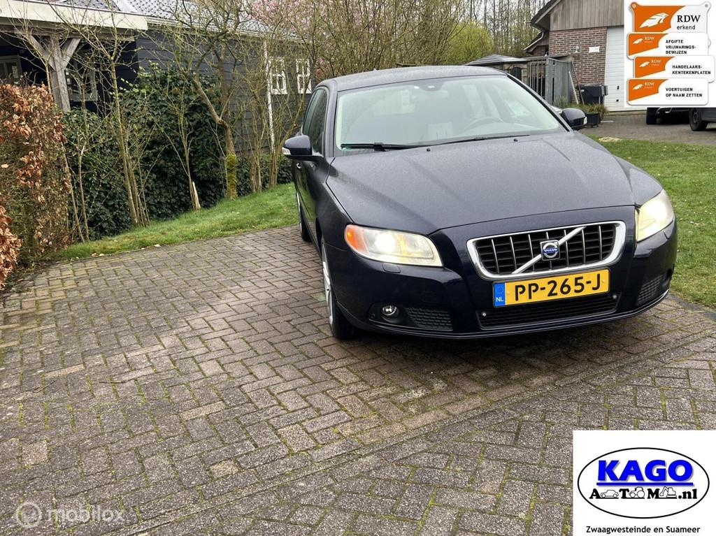 Nette Volvo V70 2.4 D5/185pk Ocean Race bj 2008 nwe apk., Auto's, Volvo, Voorwielaandrijving, Blauw, V70, 2401 cc