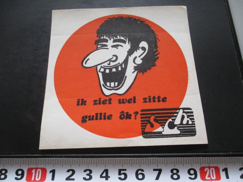 sticker SCM ik ziet wel zitte gullie ôk ?, Ophalen, Zo goed als nieuw