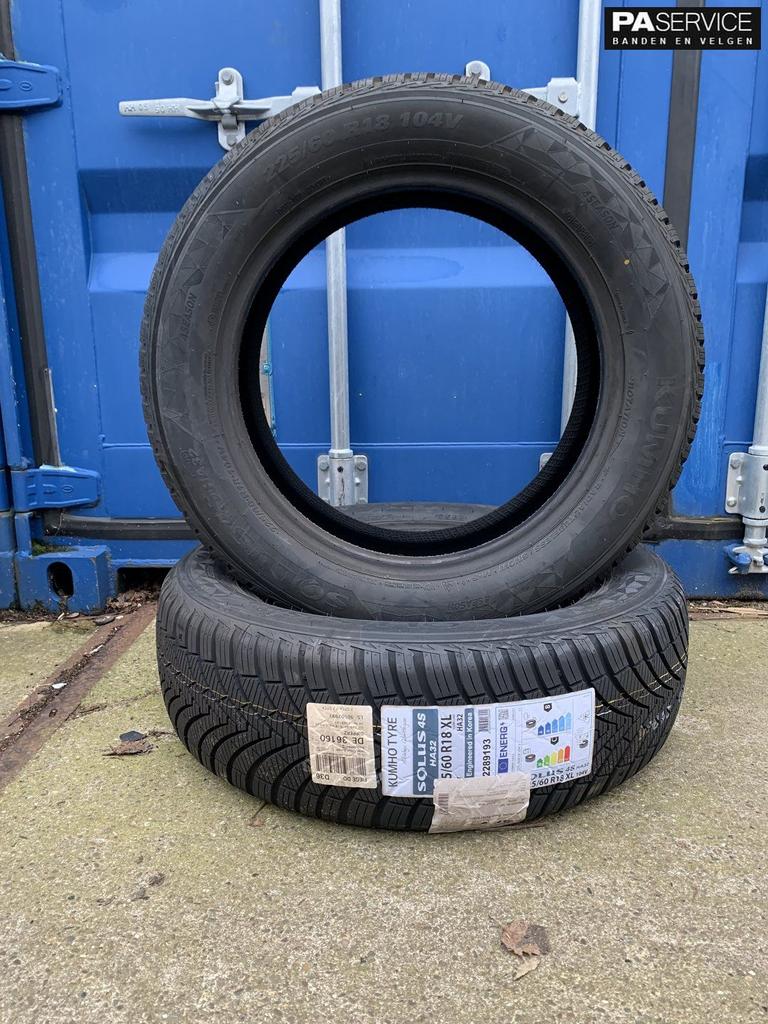 2x Nieuwe Kuhmo 225 60 18 All Season banden, 19 inch, -, -, Banden en Velgen