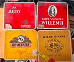 Vintage sigarenblikjes., Verzamelen, Ophalen of Verzenden, Gebruikt, Overige, Overige merken
