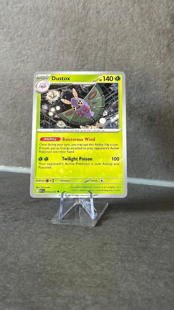 Dustox 15/217 - Ascended Heroes - Normaal, Ophalen of Verzenden, Losse kaart