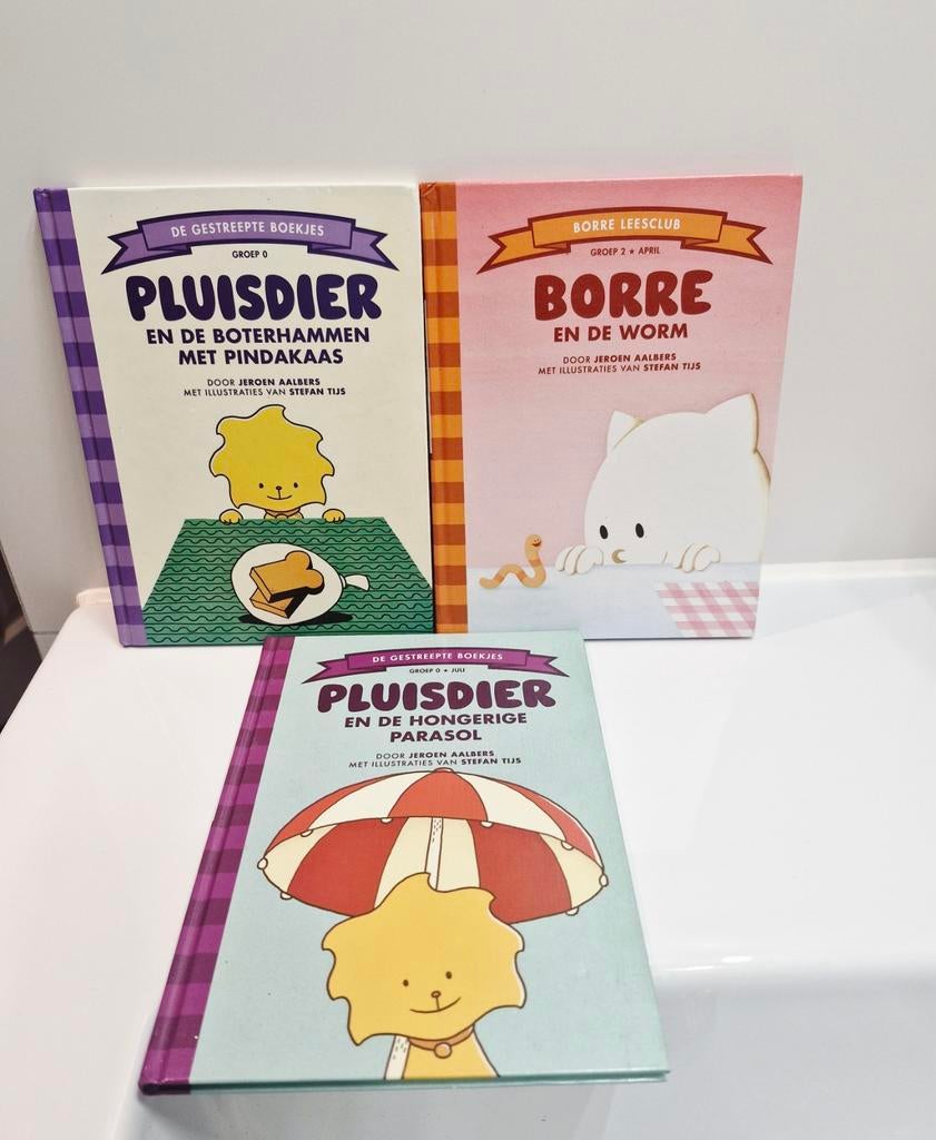 3x Borre Leesboek en Pluisdier Boeken, Ophalen of Verzenden, Gelezen, Jeroen Aalbers, Fictie algemeen