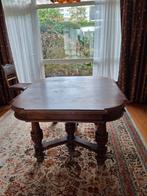 Antiek eiken uitschuiftafel met los tussenstuk, Ophalen