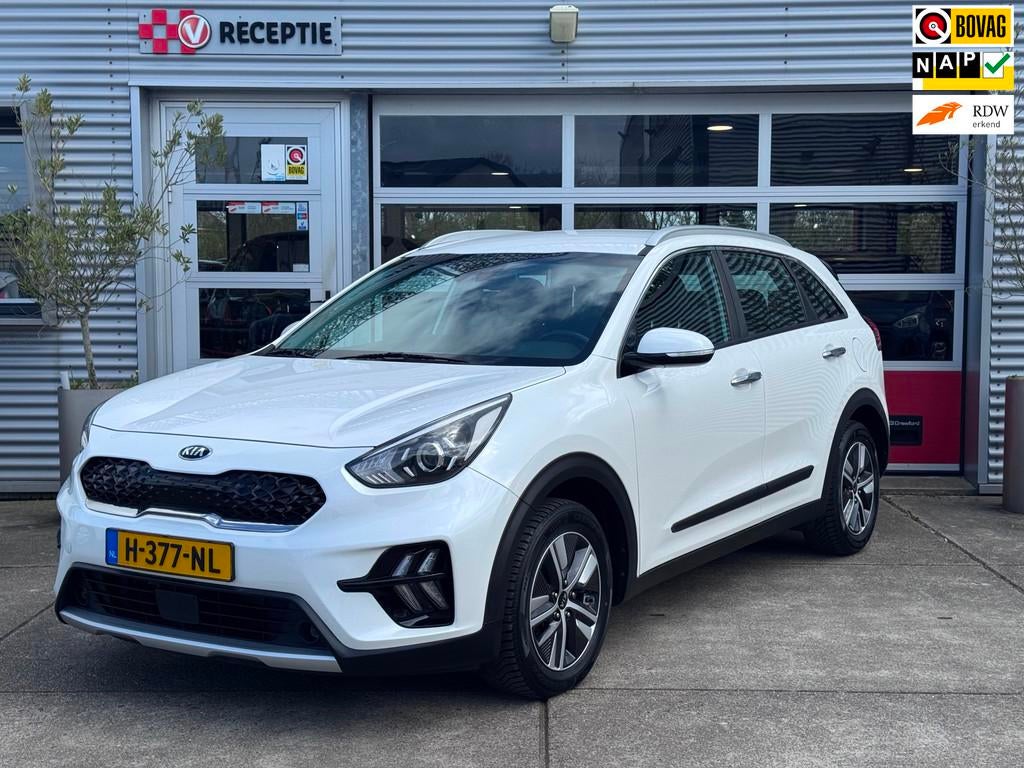 Kia Niro 1.6 GDi Hybrid DynamicLine / Adapt cruise / Carplay, Adaptive Cruise Control, Gebruikt, Euro 6, Leder en Stof