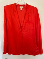 Soepelvallend oranje colbert van cupro/lyocell h&m mt 34/36, Kleding | Dames, Oranje, Ophalen of Verzenden, Zo goed als nieuw