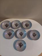 Fris Edam 7 kleine schaaltjes Nel Bruynzeel '50, Antiek en Kunst, Antiek | Servies los, Ophalen of Verzenden