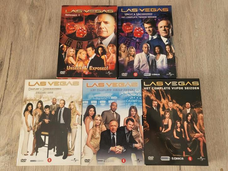 Las Vegas - Seizoen 1 t/m 5 (Complete Serie), Cd's en Dvd's, Dvd's | Tv en Series, Zo goed als nieuw, Drama, Boxset, Vanaf 12 jaar