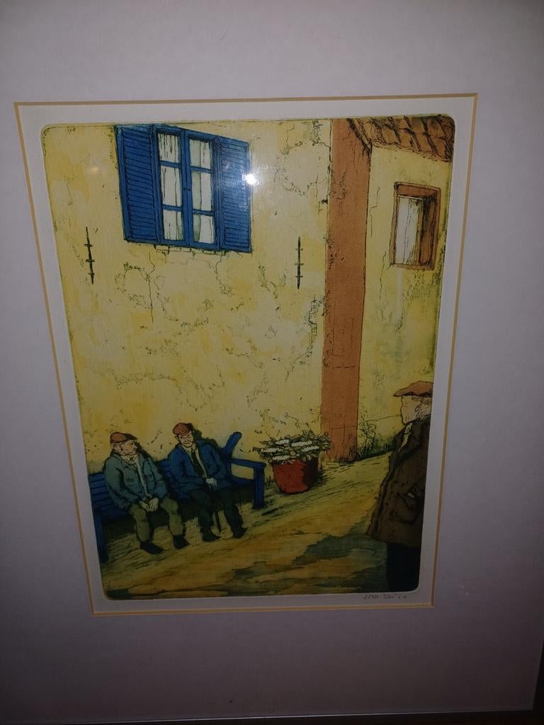 Leuke aqarel  van ans van der zweep, Antiek en Kunst, Ophalen of Verzenden